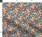 Fox Foxes Gray Stone Nursery Woodland Animals Kids Childrens Animal Forest Custom Printed Fabric by Spoonflower Various Fabrics by the Yard or Fat Quarter